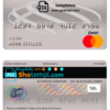 editable template, China Citic Bank Corp bank mastercard debit card template in PSD format, fully editable