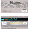 editable template, China Citic Bank Corp bank visa card debit card template in PSD format, fully editable