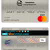 editable template, China Development bank mastercard debit card template in PSD format, fully editable