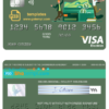 editable template, # click money universal multipurpose bank visa electron credit card template in PSD format, fully editable