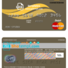 editable template, Belize Commerzbank mastercard debit card template in PSD format, fully editable