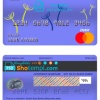 editable template, Costa Rica Banco Nacional de Costa Rica mastercard debit card template in PSD format, fully editable