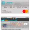 editable template, Costa Rica The Bank of Costa Rica bank mastercard debit card template in PSD format, fully editable