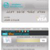 editable template, Costa Rica The Bank of Costa Rica bank visa card debit card template in PSD format, fully editable