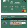 editable template, # creations line universal multipurpose bank mastercard debit credit card template in PSD format, fully editable