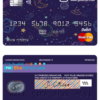 editable template, # creative space universal multipurpose bank mastercard debit credit card template in PSD format, fully editable