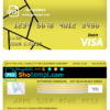 editable template, Croatia Raiffeisen bank visa card debit card template in PSD format, fully editable