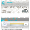 editable template, Cuba Banco Popular de Ahorro (BPA) bank visa card debit card template in PSD format, fully editable