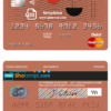 editable template, # culture abstract universal multipurpose bank mastercard debit credit card template in PSD format, fully editable