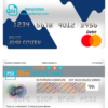 editable template, Cyprus Alpha bank mastercard debit card template in PSD format, fully editable
