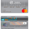 editable template, Denmark Danskebank bank mastercard debit card template in PSD format, fully editable