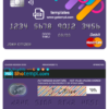 editable template, # detail line universal multipurpose bank mastercard debit credit card template in PSD format, fully editable
