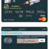 editable template, # direct rocket universal multipurpose bank mastercard debit credit card template in PSD format, fully editable