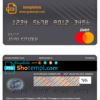 editable template, Dominica CIBC First Caribbean International bank mastercard debit card template in PSD format, fully editable