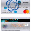 editable template, Dominican Republic Progreso bank mastercard debit card template in PSD format, fully editable