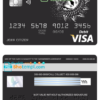editable template, # dragonella universal multipurpose bank visa credit card template in PSD format, fully editable
