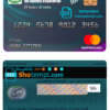editable template, Equatorial Guinea The National Bank mastercard template in PSD format, fully editable