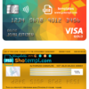 editable template, Ethiopia Bank of Abyssinia bank visa gold card template in PSD format, fully editable