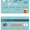 editable template, # finesse ship universal multipurpose bank mastercard debit credit card template in PSD format, fully editable