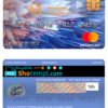 editable template, Finland Nordea bank mastercard template in PSD format, fully editable
