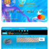 editable template, France Groupe BPCE bank mastercard template in PSD format, fully editable