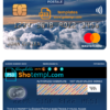 editable template, France La Banque Postale bank mastercard template in PSD format, fully editable