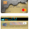 editable template, France Société Générale bank mastercard template in PSD format, fully editable