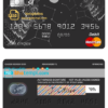 editable template, # galaxy wolf universal multipurpose bank mastercard debit credit card template in PSD format, fully editable