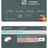 editable template, # geometrex universal multipurpose bank mastercard debit credit card template in PSD format, fully editable