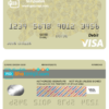 editable template, # geometric vibrance universal multipurpose bank visa credit card template in PSD format, fully editable