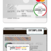 editable template, Germany Sparkasse Bank mastercard card template in PSD format, fully editable