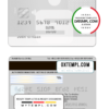 editable template, Germany Sparkasse Bank visa card template in PSD format, fully editable