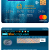 editable template, Greece Eurobank Ergasias bank mastercard template in PSD format, fully editable