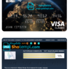 editable template, Hong Kong Scotiabank visa classic card, fully editable template in PSD format