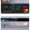 editable template, India Axis bank mastercard, fully editable template in PSD format