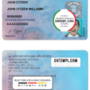 editable template, India e-PAN card template in PSD format (Income Tax Department), fully editable, with all fonts