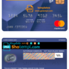 editable template, India Federal bank mastercard, fully editable template in PSD format
