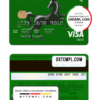 editable template, United Kingdom Lloyds credit card template in PSD format, fully editable