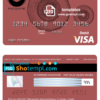 editable template, Australia Macquarie bank visa card debit card template in PSD format, fully editable