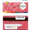 editable template, Romania ProCredit Bank visa electron credit card template in PSD format, fully editable