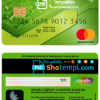 editable template, Russia Sberbank mastercard template in PSD format, fully editable 1