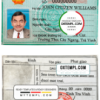 editable template, Vietnam ID template in PSD format, fully editable