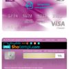 editable template, Ireland AIB bank visa classic card, fully editable template in PSD format