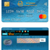 editable template, Italy Citibank mastercard, fully editable template in PSD format