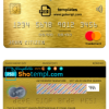 editable template, Jamaica Mortgage bank mastercard gold, fully editable template in PSD format