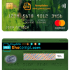 editable template, Japan Post bank mastercard, fully editable template in PSD format