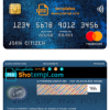 editable template, Jordan Bank of Jordan mastercard, fully editable template in PSD format