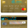 editable template, Kuwait Commercial bank mastercard gold, fully editable template in PSD format