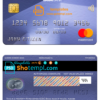 editable template, Kyrgyzstan OJSC Bakai bank mastercard, fully editable template in PSD format