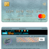 editable template, Liechtenstein Union bank mastercard, fully editable template in PSD format